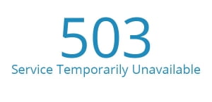 Ошибка 503 Service Temporarily Unavailable, сервис временно недоступен